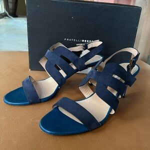 Fratelli Rossetti Blue leather/suede Strappy Sandal